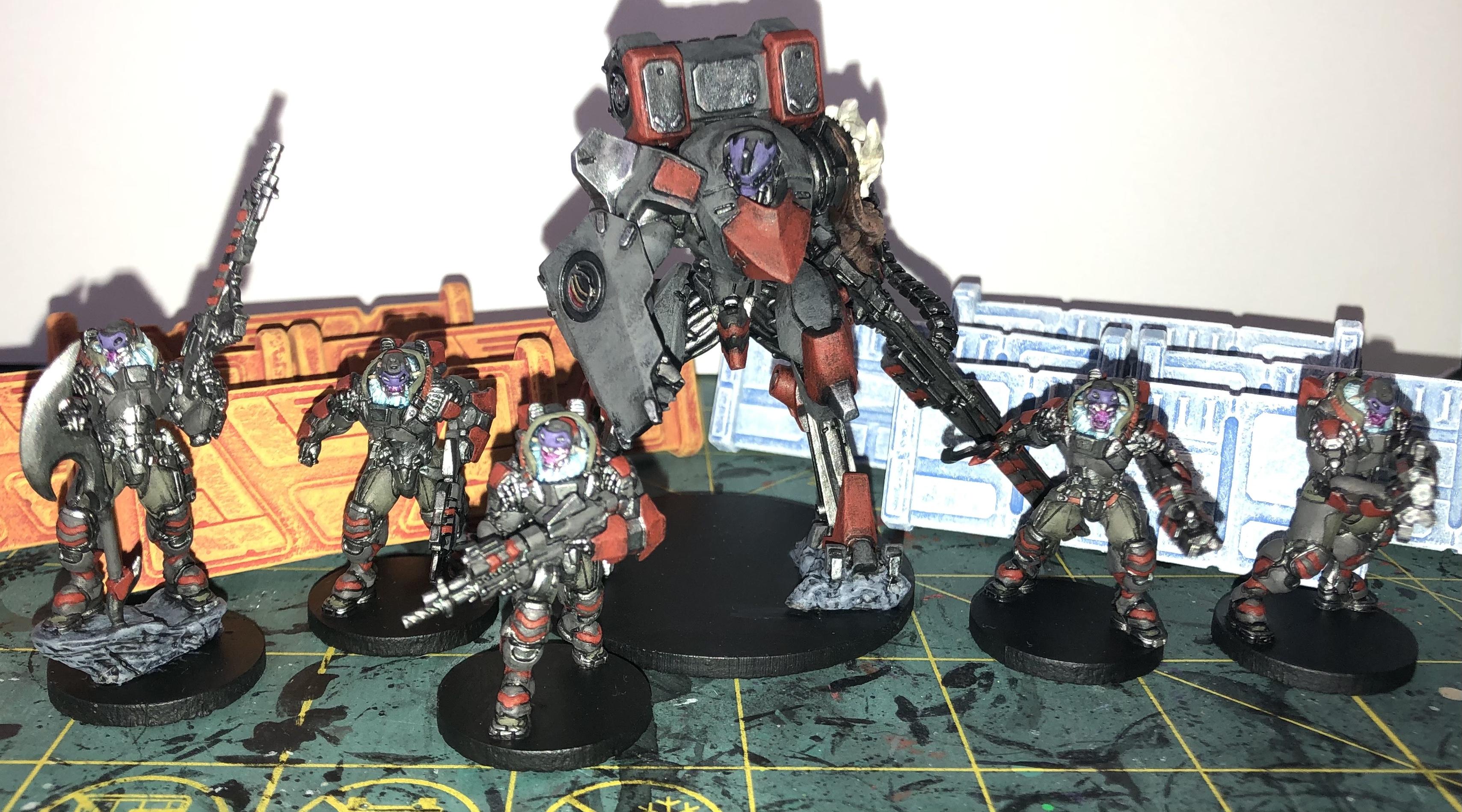 Combined Army, Corvus Belli, Infinity, Morat, Raicho, Terrain, Yaogat ...